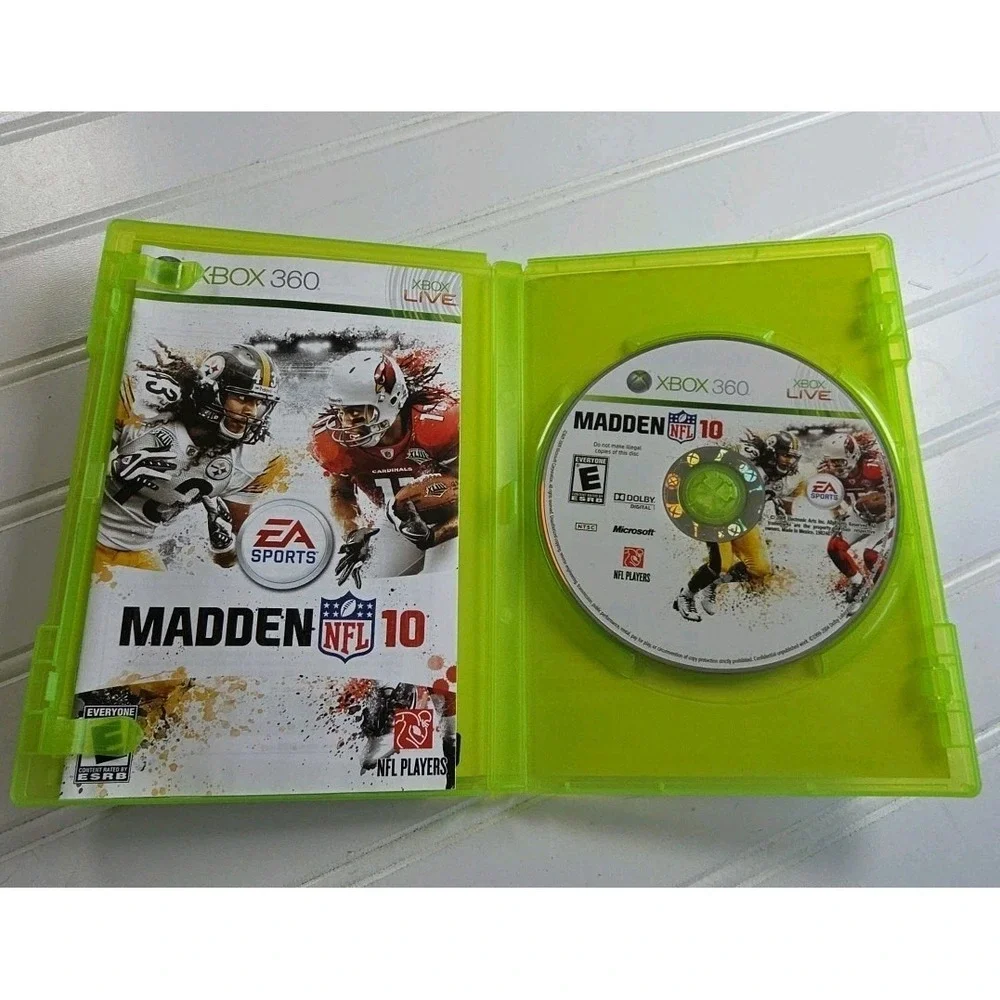 MADDEN NFL ‎ XBOX 360 LOT OF 4:  MADDEN 10, 11, 12, 13